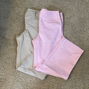 Lot of 2 LOFT casual ankle pants